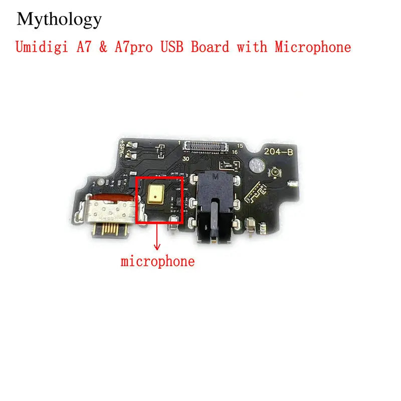 For UMIDIGI A7 Pro USB Board Charging Dock Microphone Connector A7 Charger Circuits Mobile Phone Repair Parts