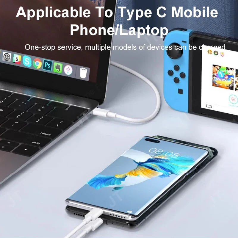 PD 66W Fast Charging Cable USB Type C Cable For  Xiaomi 13 Huawei  P30 Notebook USB A to Type C Fast Charger Cable Data Cables