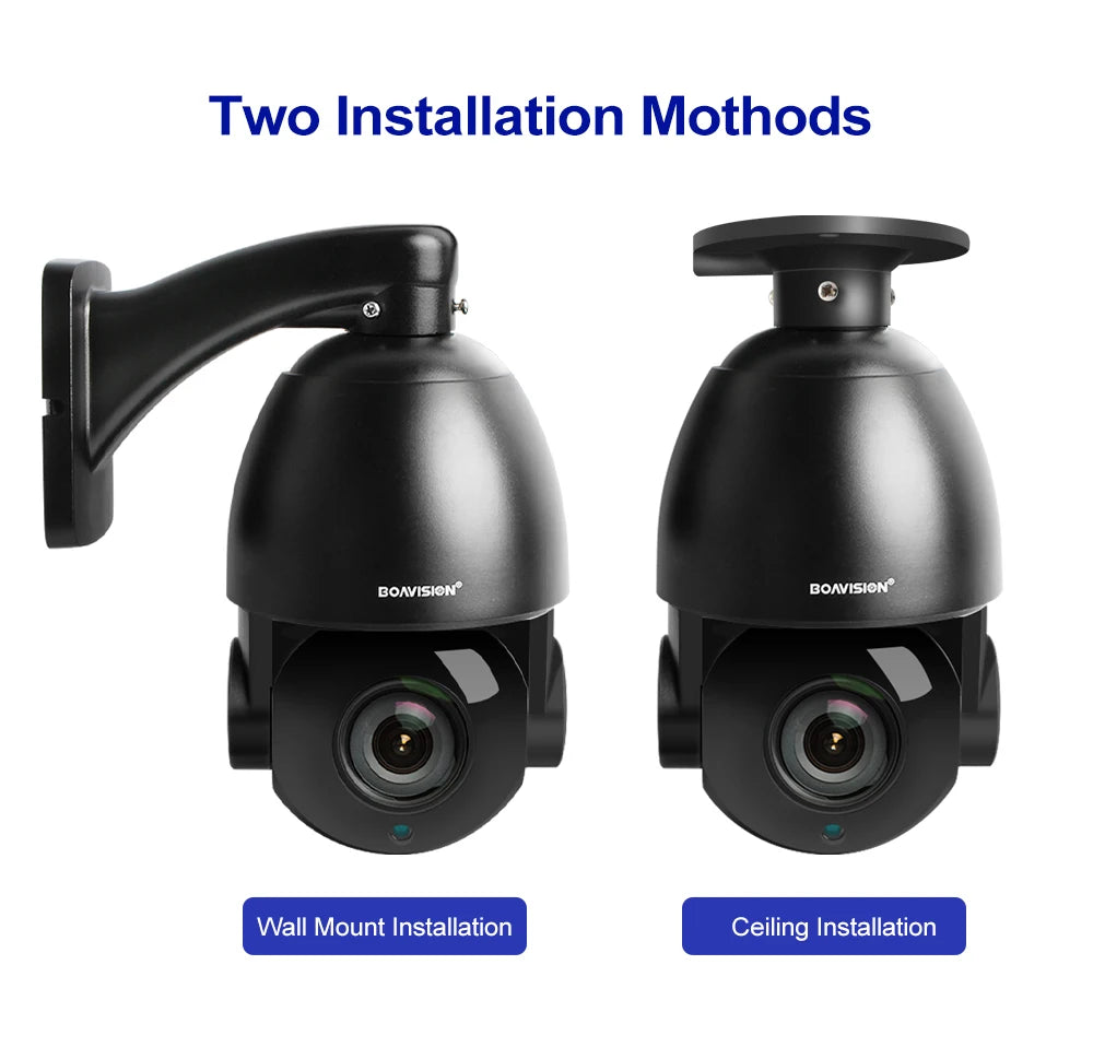 4K 8MP 5MP IP Camera Outdoor PTZ POE 30X Zoom H.265 Dome Speed Night Vision IR 80M CCTV Camera Hikvision Protocol Compatible