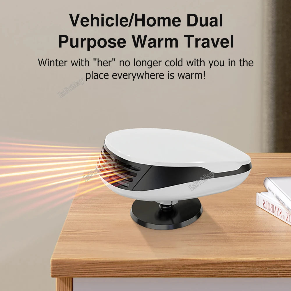 120W Electric Cars Heater 12V DC Heating Fan Defogger Defroster Demister Portable Automobiles Electrical Appliances