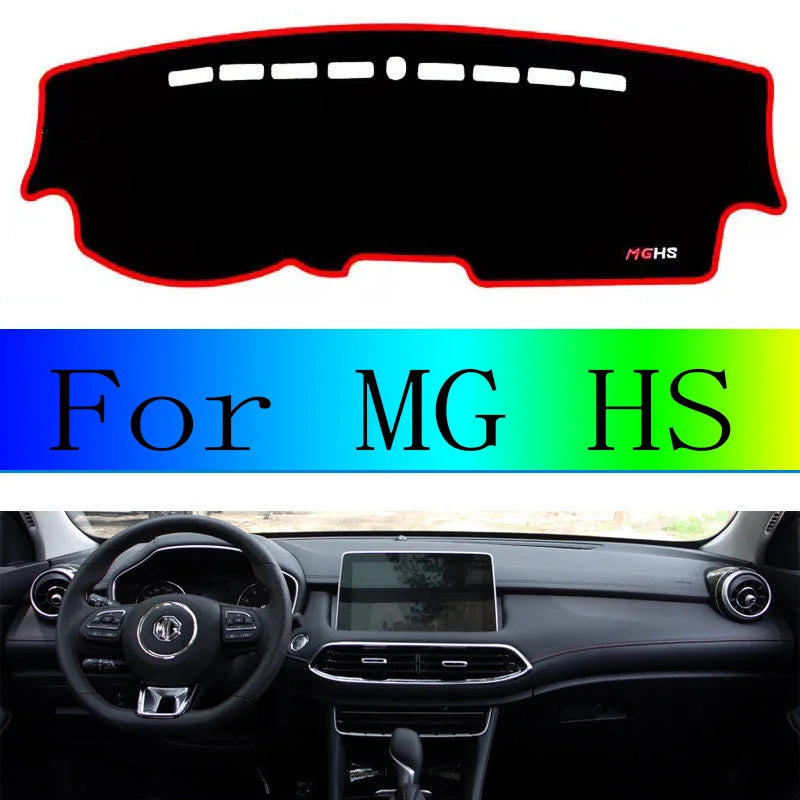 For MG HS EHS PHEV 2018 2019 2021 2022 2023 2024 Car Dashboard Cover Dash Mat Sun Shade Instrument Desk Non-slip Pad Accessories