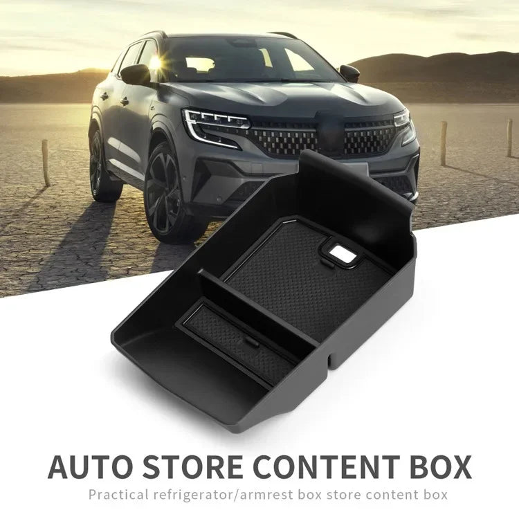 Car Armrest Storage Box Central Control Container For Renault Austral E-Tech Hybrid 2023-2024 Car Interior Accessories