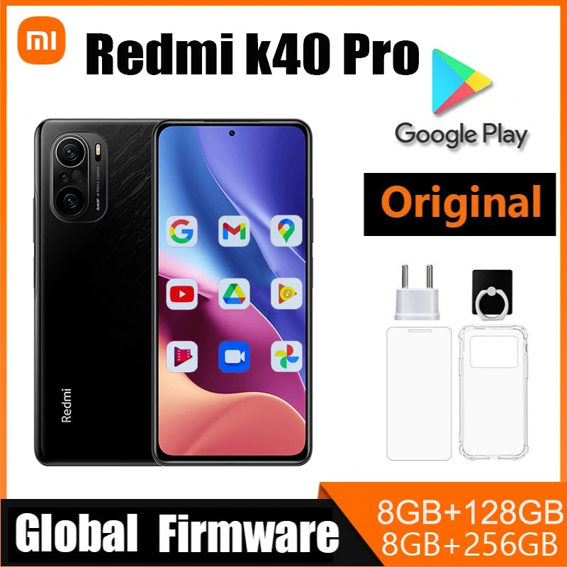 Xiaomi Redmi K40 Pro Global Version Smartphone Snapdragon 888 6.67inch 120Hz E4 AMOLED Display 64MP 33W Fast