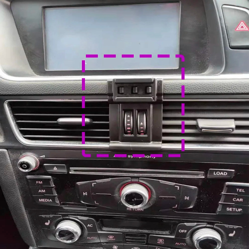 For AUDI Q5 2010 2011 2012 2013 2014-2018 Car Phone Holder Special Fixed Bracket Base Wireless Charging Interior Accessories