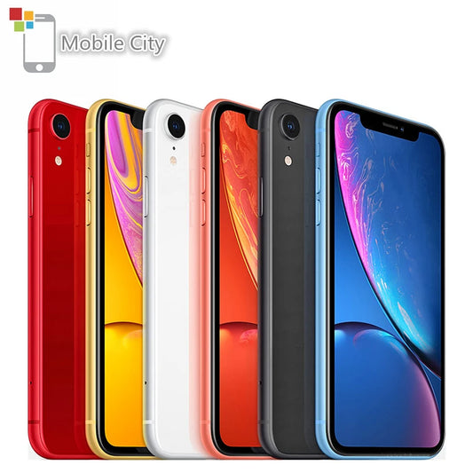 Unlocked Apple iPhone XR Used Mobile Phone 6.1" A12 3GB RAM 64GB/128GB/256GB ROM Hexa Core 12MP 4G LTE Original iOS Cellphone