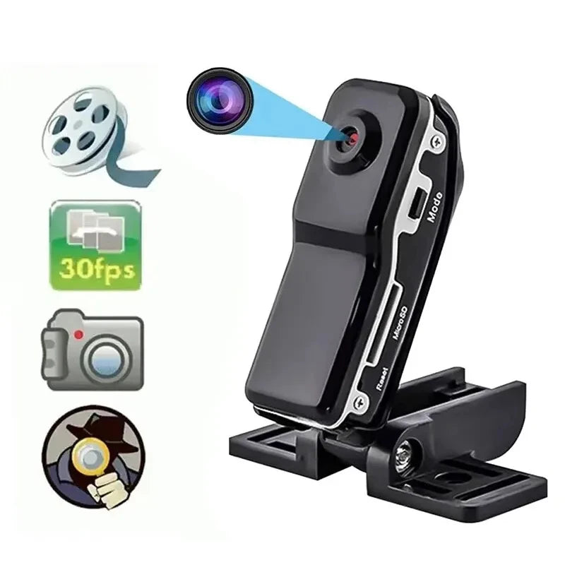 Hd Mini Dv Camera Body Camcorder Mount Video Record Portable Nanny Security Cam Small Sports Car Dvr Webcam For Home And Office