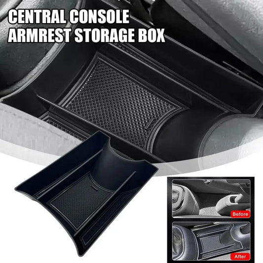 Central Console Armrest Storage Box For 13-21 Vw UP High Capacity Center Console Armrest Storage Box Car Interior Accessories