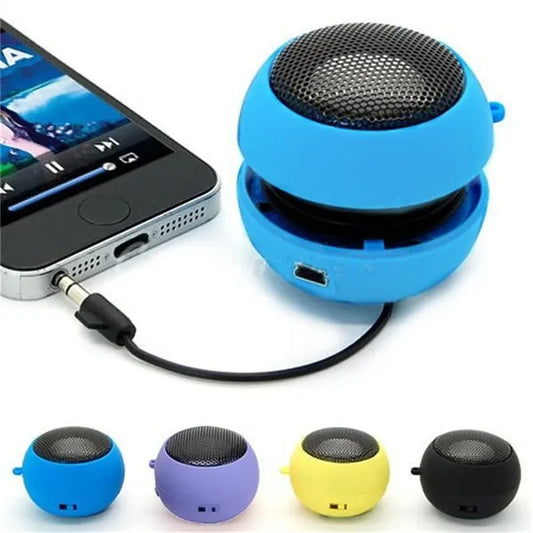 Wired Portable MP3 Music Speaker Mini Small Burger Speaker, 3.5MM Audio Jack Phone/Laptop Player