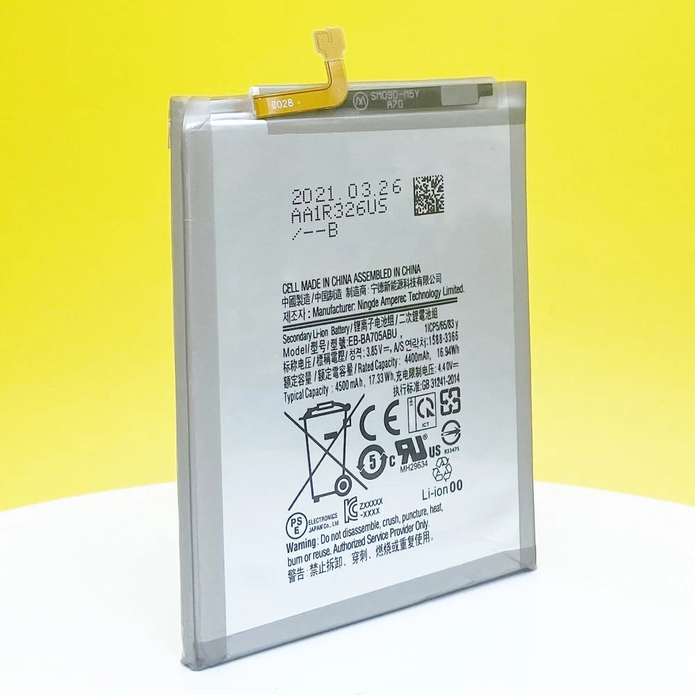 New EB-BA705ABU Battery For Galaxy A70 A705 SM-A705 A705 A705DS A705F A705FN A705GM Phone Replacement With Tracking Number