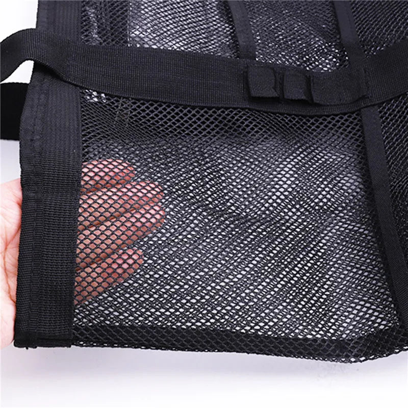 Women Mesh Beach Bag Oversized Large Capacity Tote Handbags with Waterproof Inside Pocket and Zipper Closure